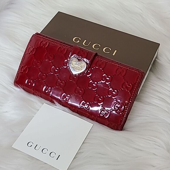 💯 Authentic Gucci Long Bifold Wallet 🍀 - Picture 1 of 16